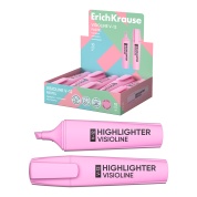 Текстмаркер ErichKrause Visioline V-12 Pastel, розовый