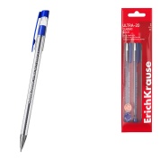 Набор ручек шариковых 3 шт. ErichKrause ULTRA-20 Stick Classic 0.7, Super Glide Technology, черный, пакет