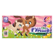 Гуашь "ZOO" 12 цв (15 мл) блок-тара