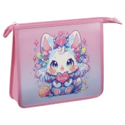 Папка для тетрадей на молнии 2 отд. А5 "Kawai Cat"