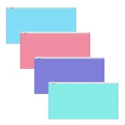 Zip-пакет пластиковый ErichKrause Diagonal Pastel, Travel, непрозрачный, ассорти