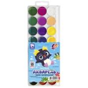 Акварель "ZOO", 24 цв, б/к, европодвес
