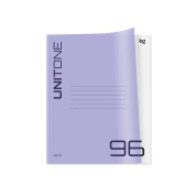 Тетрадь 96л. А5 кл. BG "UniTone. Neon", неон сиреневый, пластиковая обложка