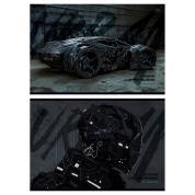Альбом для рис. А4 40л на склейке BG "Grey and Black", 120г/м2