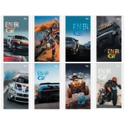 Блокнот А6 48л на скрепке BG "Racing cars"