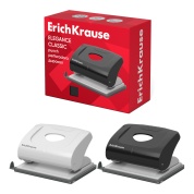 Дырокол ErichKrause Elegance Classic до 20л, ассорти