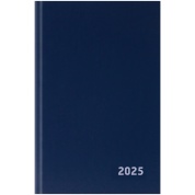 Ежедневник датированный 2025г., А5, 168л., бумвинил, синий