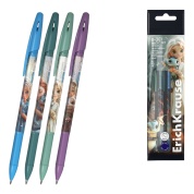 Набор ручек шариковых 4 шт.  ErichKrause R-301 Stick Magic Pet 0.7,  синий, пакет