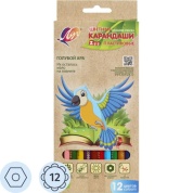 Карандаши 12 цв. "ZOO", шестигранные, пластиковые 29С 1740-08