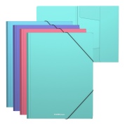 Папка на резинках A4 ErichKrause Diagonal Pastel, ассорти