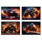 Альбом для рис. А4 24л на скрепке BG "Unlimited"