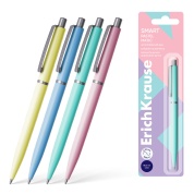 Ручка шариковая автоматич. ErichKrause Smart Matic Pastel 0.7, синий, блистер