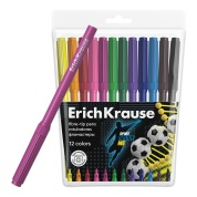 Фломастеры 12 цв. ErichKrause Sport DNA