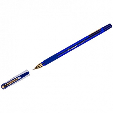 Ручка шариковая "xGold", синяя, 0.7мм